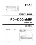 Сервисная инструкция Teac PD-H300MK2M