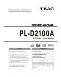 Сервисная инструкция Teac PL-D2100A