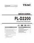 Сервисная инструкция Teac PL-D2200