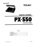 Сервисная инструкция Teac PX-550