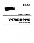 Сервисная инструкция Teac R-919X, V-970
