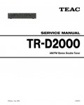 Сервисная инструкция Teac TR-D2000