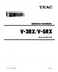 Сервисная инструкция Teac V-3RX, V-5RX