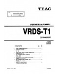 Сервисная инструкция Teac VRDS-T1