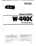 Сервисная инструкция Teac W-440C