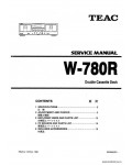 Сервисная инструкция TEAC W-780R