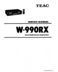 Сервисная инструкция TEAC W-990RX