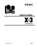 Сервисная инструкция Teac X-3