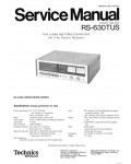 Сервисная инструкция TECHNICS RS-630TUS