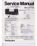 Сервисная инструкция Technics RS-CH700