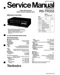 Сервисная инструкция TECHNICS RS-TR333