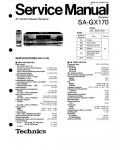 Сервисная инструкция Technics SA-GX170