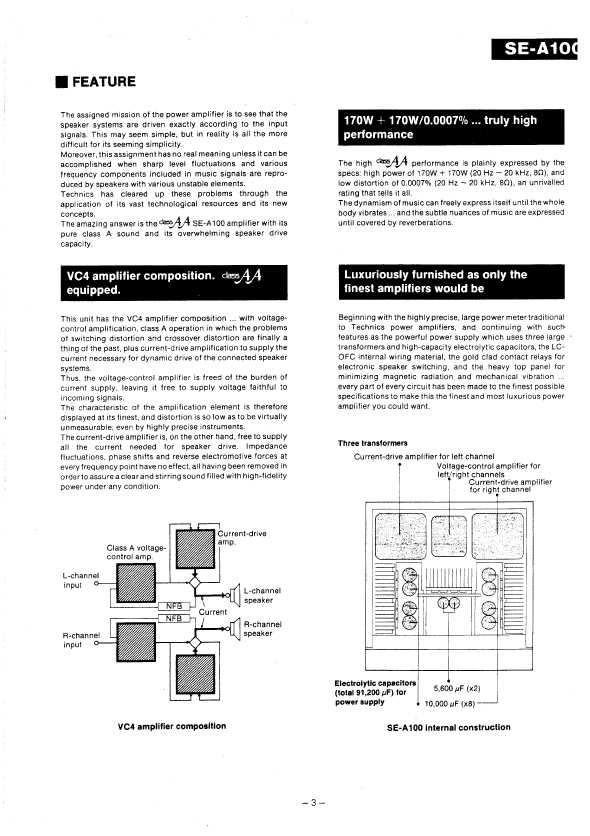 Сервисная инструкция Technics SE-A100