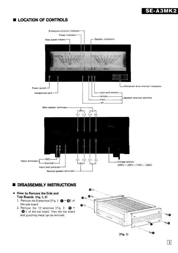 Сервисная инструкция Technics SE-A3MK2