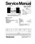 Сервисная инструкция Technics SE-CA01