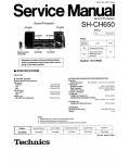 Сервисная инструкция Technics SH-CH650