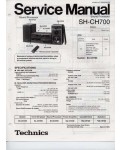 Сервисная инструкция Technics SH-CH700