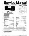 Сервисная инструкция Technics SH-CH900