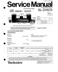 Сервисная инструкция Technics SL-CH570
