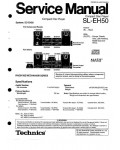 Сервисная инструкция Technics SL-EH50