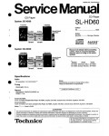 Сервисная инструкция Technics SL-HD60
