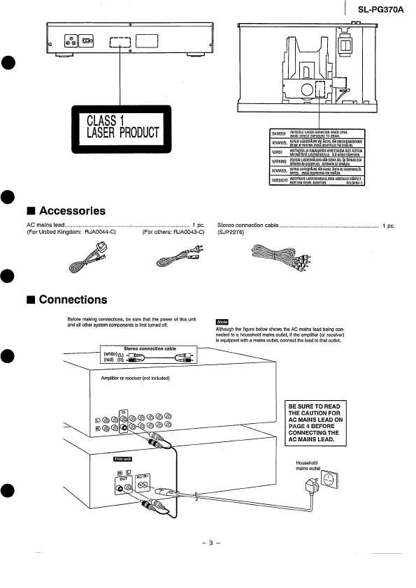 Сервисная инструкция Technics SL-PG370A