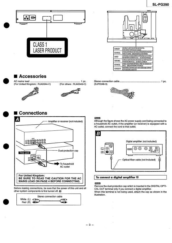 Сервисная инструкция Technics SL-PG390