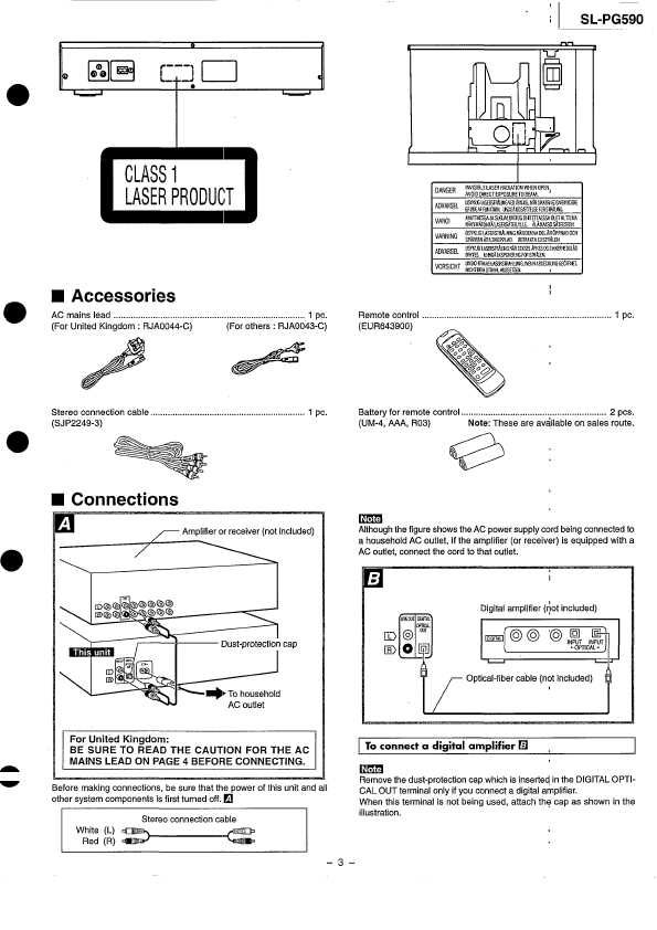 Сервисная инструкция Technics SL-PG590