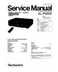 Сервисная инструкция Technics SL-PS900