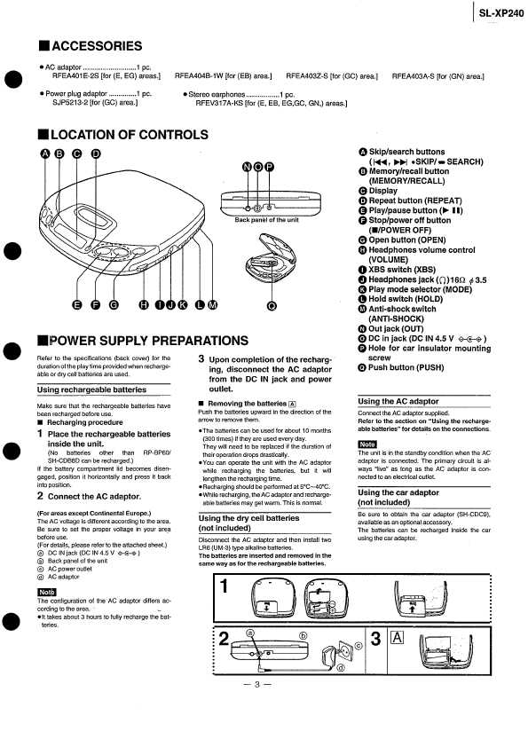 Сервисная инструкция Technics SL-XP240