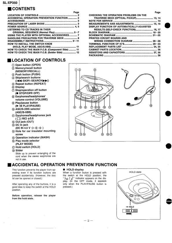 Сервисная инструкция Technics SL-XP350