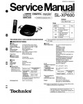 Сервисная инструкция Technics SL-XP600
