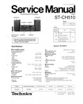 Сервисная инструкция Technics ST-CH510