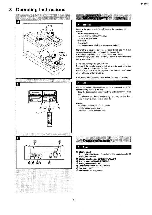 Сервисная инструкция Technics ST-HD505