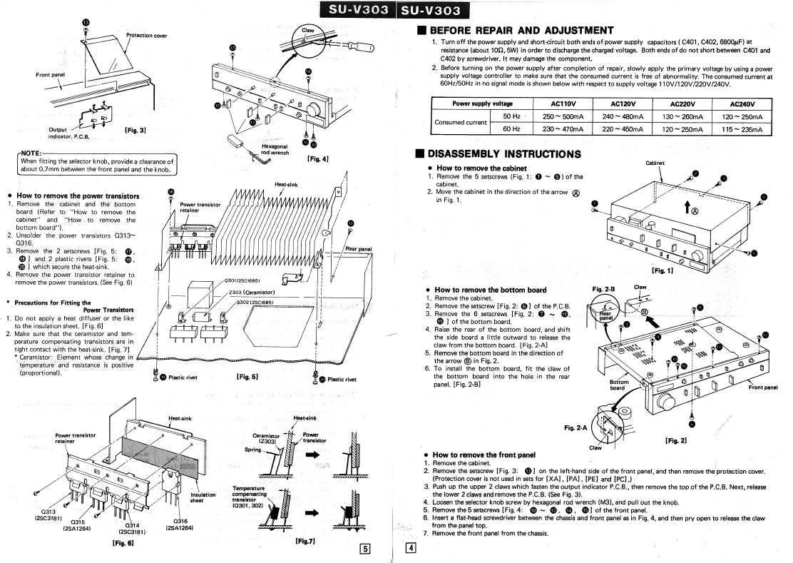 Сервисная инструкция Technics SU-V303