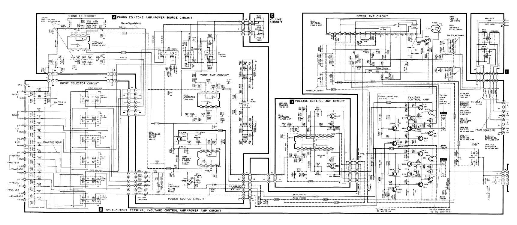 Technics 474 схема