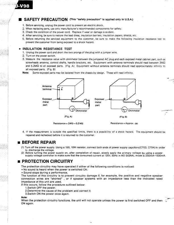 Сервисная инструкция Technics SU-V98