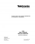 Сервисная инструкция Tektronix 1502 REFLECTOMETER