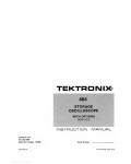 Сервисная инструкция Tektronix 464 Oscilloscope