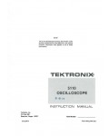 Сервисная инструкция Tektronix 5110 OSCILLOSCOPE