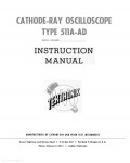 Сервисная инструкция Tektronix 511A-AD Oscilloscope