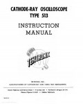 Сервисная инструкция Tektronix 513 Oscilloscope