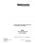 Сервисная инструкция Tektronix 7B85