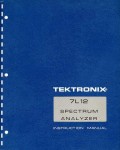 Сервисная инструкция Tektronix 7L12