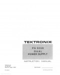 Сервисная инструкция Tektronix PS503A DUAL-POWER