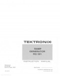 Сервисная инструкция Tektronix RG501 RAMP-GENERATOR