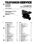 Сервисная инструкция Telefunken 1890, 890 MOVIE