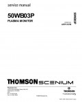 Сервисная инструкция Thomson 50WB03P