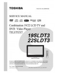 Сервисная инструкция Toshiba 19SLDT3, 22SLDT3
