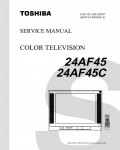 Сервисная инструкция Toshiba 24AF45C
